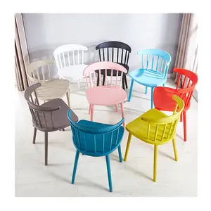 cheap plastic stacking chair nordic home furniture restaurant cafe chair pp injection molded colorful plastic chair