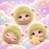 Peluche AI Kawaii Mignonne Compagnon Émotionnel Intelligent 4G ESIM Chat Vocal Animal en Peluche 12cm Unisexe Cadeau d'Anniversaire de Noël