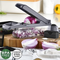 Toallwin Fruit Groente Tool Handmatige Handblender Spiralisator Shredder Groentesnijder Hakselrasp Mandoline Groentesnijder