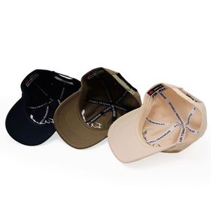 Casquette de baseball en sergé de coton brodée avec logo personnalisé, 6 panneaux, profil bas, fermeture snapback, OEM ODM, pour marques streetwear - Product Image 4