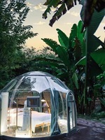 Cabine de ciel étoilé d'isolation thermique en Polycarbonate incassable pour la maison de dôme géodésique Igloo clair par temps extrême