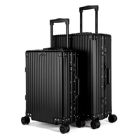 Bagages de voyage personnalisés en alliage d'aluminium moderne et durable Valise de marque OEM/OEM avec roues pivotantes pour le marché mondial
