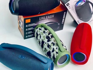 Loa di động Super <span class=keywords><strong>Boombox</strong></span> 3, 20W, đèn LED, bass mạnh, không dây, ngoài trời, Bluetooth, có tay cầm chống nước, dùng cho nhà và tiệc tùng - Product Image 5