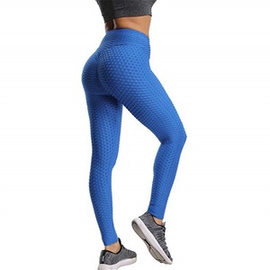 Popular Gym Tights <strong>Bubble</strong> Jacquard <strong>Booty</strong> Pants High Waist Push up Scrunch Butt Yoga <strong>Leggings</strong> for Women - Product Image 4