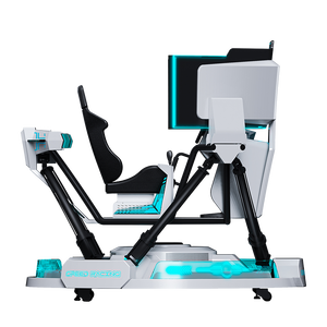 Máquina de juego de carreras de 3 tres pantallas, simulador de carreras de coches 9D VR con plataforma dinámica 6DOF - Product Image 1