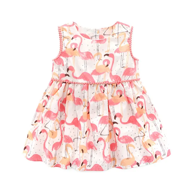 Robe pour bébé en coton biologique, avec impression numérique, OEM