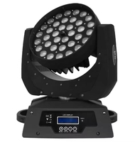 Foshan 36X10W 4-in-1 RGBW Beam LED Moving Head Wash Zoom Bühnenlicht DMX512-Steuerung 16200 Lumen 10-60 Grad Abstrahlwinkel 1-18Hz