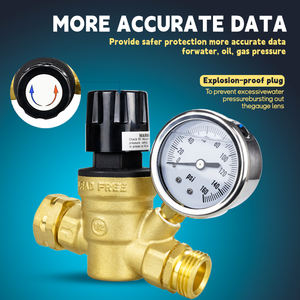 Regulador de válvula reductora de presión de latón roscado NH de 3/4 pulgadas DN20 16Bar sin plomo Tmok para Camper de agua potable - Product Image 3
