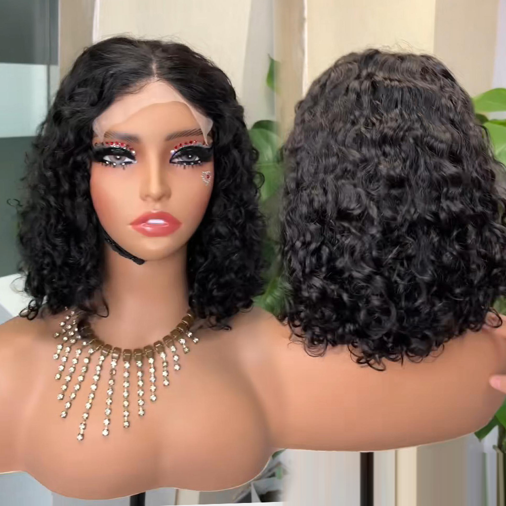 Parrucca di capelli umani senza colla