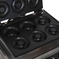 Haute qualité Commercial électrique automatique antiadhésif beignets fabricant 6 beignets capacité nouvelle condition pour boulangerie Dessert magasins