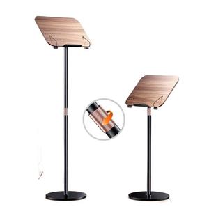 Bookstand Floor Book Holder for <strong>Reading</strong> Wood Desk <strong>Accessories</strong> Bamboo Wooden Cookbook Stand - Product Image 5