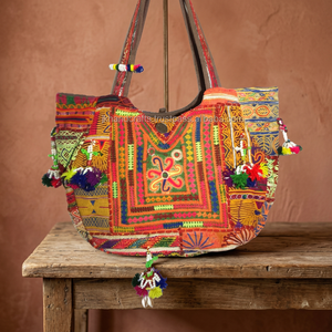 Vintage <b>indian</b> Hand <b>Bag</b> Gypsy Banjara Tote <b>Bag</b> Tribal Banjara Hand <b>Bag</b> - Product Image 3