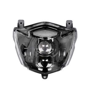 雅马哈摩托车XT660R XT660X备件前照灯84w高/低光束投影仪前照灯电子标记认可前照灯 - Product Image 1