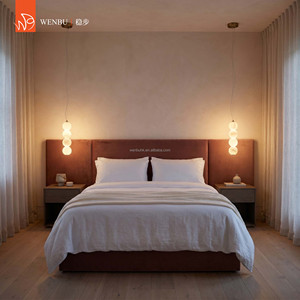 Lampe suspendue en forme de globe empilé en albâtre espagnol, en laiton, pour hôtel, villa, chambre, salon. - Product Image 2