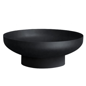 Braciere da Giardino in Acciaio Corten su Misura, a Forma di Disco Ovale, per Esterni e Campeggio, con Connessione Saldabile e Fusione - Product Image 4