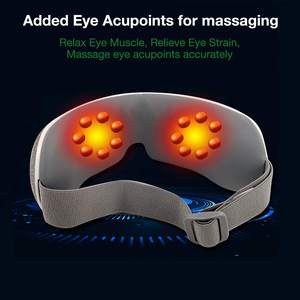 Masajeador Ocular Bluetooth Recargable con Calor, Presión de Aire, Máscara Inteligente para Ojos, Altavoces Finos y Suaves, Control Remoto Inalámbrico para la Salud Ocular - Product Image 6