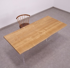 Tavolo in legno massello di castagno Set tavolo da pranzo in legno per 8 - Product Image 4