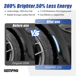 Nhà cung cấp bán buôn RGB xe phía trước phía sau Bumper <span class=keywords><strong>LED</strong></span> Side Marker ánh sáng cho Dodge sạc 2015-2021 Phụ Kiện Xe Hơi chiều rộng đèn - Product Image 5