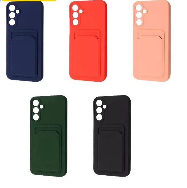 Hot-Selling High Quality Tpu Card Holders for samsung Wallet Card Mobile Phone Cases with Fabric