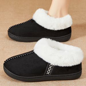All'ingrosso casa pantofole per <span class=keywords><strong>donna</strong></span> Fuzzy casa scarpe Memory Foam con pelliccia sintetica comode antiscivolo scarpe calde - Product Image 3