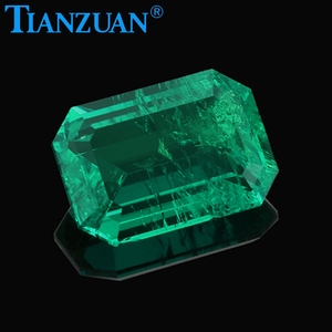 <span class=keywords><strong>Esmeralda</strong></span> Verde Colombiana de Corte <span class=keywords><strong>Esmeralda</strong></span> Hidrotermal con Inclusiones - Product Image 2