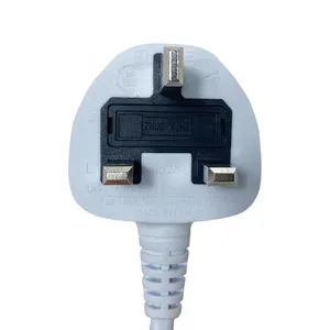 REINO UNIDO Plug 3 Prong Cabo De Alimentação Cabo Adaptador de Alimentação BS Cabo de Alimentação Padrão do REINO UNIDO Plag Para Cabo Adaptador de Carregador