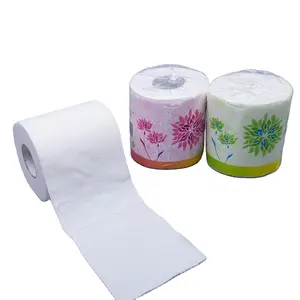 Customized package Embossed Roll Toilet Paper Bath tissue Customized