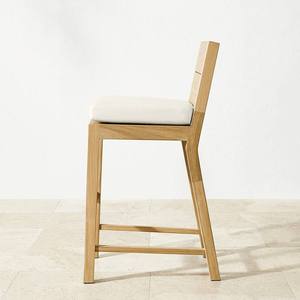 Home Kitchen <b>bar</b> Teak Wood <b>High</b> Chair Furniture Luxury Outdoor Wooden <b>bar</b> <b>Stool</b> Furniture - Product Image 3