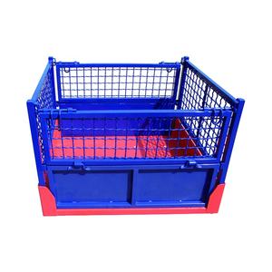 Cage corbeille portable, Cage de levage pour les déchets, palette de rangement en métal, pour bois de chauffage - Product Image 4
