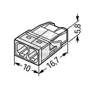 Nouveau en stock connecteurs de fil Wagos 2273-202/ 2273-203/ 2273-204/ 2273-205/ 2273-208 pour bornes de fil d'installation <span class=keywords><strong>électrique</strong></span> - Product Image 3
