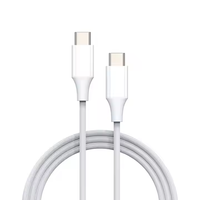 Câble de charge rapide Type-C PD 60W 1m/1,5m/2m avec gaine en nylon et blindage tressé pour ordinateur, lecteur MP3/MP4, écouteurs