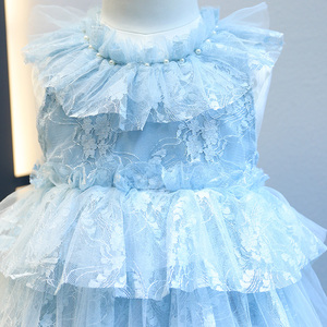 Productos Innovadores para Importación: Vestido de Noche Azul Bebé para Niña, Estilo Americano, Compra Directa de Fábrica en China - Product Image 4