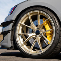 168 Ruedas de Aleación de Aluminio Forjado Cóncavas Profundas en Oro Cepillado Personalizadas de 19, 20 y 21 Pulgadas 5x112 5x120 para VS5RS Audi RS6 RS5 RS4 A5 S5