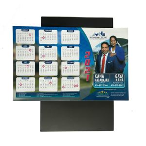 تقويم مغناطيسي ترويجي للثلاجة لعام 2026 مع طباعة ملونة بالكامل حسب الطلب - Product Image 2