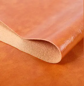 人工皮革オイルPUハンドバッグ素材1.0mmPU合成皮革