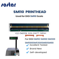Tête d'impression thermique SM110 SM100 pour balance DIGI SM80 SM90 SM300 SM5100 SM5300, résolution de la tête d'impression 203 DPI, durée de vie 150 KM