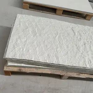 Bahan Baru batu Travertine Romawi batu pelapis fleksibel batu Sintered untuk dinding eksterior