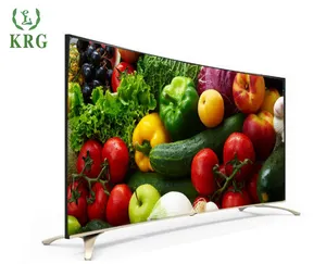 تلفزيون عالي الدقة بشاشة LED بحجم 90 بوصة ودقة عرض 4K-تلفاز ذكي مزود بإضاءة LED من طراز KRG