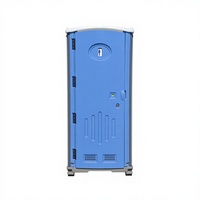 Toilettes mobiles intégrées en HDPE coupe-vent, transport facile, installation rapide pour camp d'ingénierie, salle de bain extérieure pour personnel