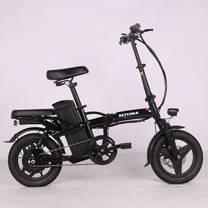 OEM ODM <b>Cheap</b> Adults Folding Electric <b>Bike</b> 14inch 48V Scooter Super Light Small Long Range 8Ah 10Ah 15Ah 350W Electric Bicycle - Product Image 4