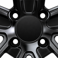 Jantes forgées monobloc personnalisées 18 19 20 21 22 pouces en alliage d'aluminium pour BMW Mercedes Audi, jantes de voiture de sport de luxe, noir brillant