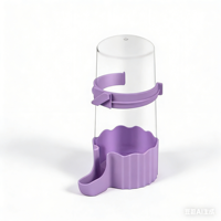 Mangeoire et abreuvoir automatiques épaissis pour oiseaux, distributeur de nourriture pour cailles et perroquets, accessoires pour cages à oiseaux