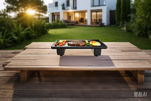 Gril électrique portatif extérieur de BBQ de chauffage efficace rapide 300w gril électrique d'infrarouge lointain pour le BBQ, le pain grillé, le gril, d'intérieur - Product Image 2