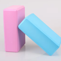 Bloque de Yoga Imprimible Brillante con Logotipo para Ejercicios de Apertura de Cadera y Aberturas Universales, Espuma EVA para Práctica de Danza Infantil