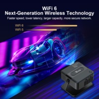 Projecteur XNANO Mini 720p HD HA109 4K 3000 Lumens, design portable pour films et jeux en extérieur, système d'exploitation Android intégré