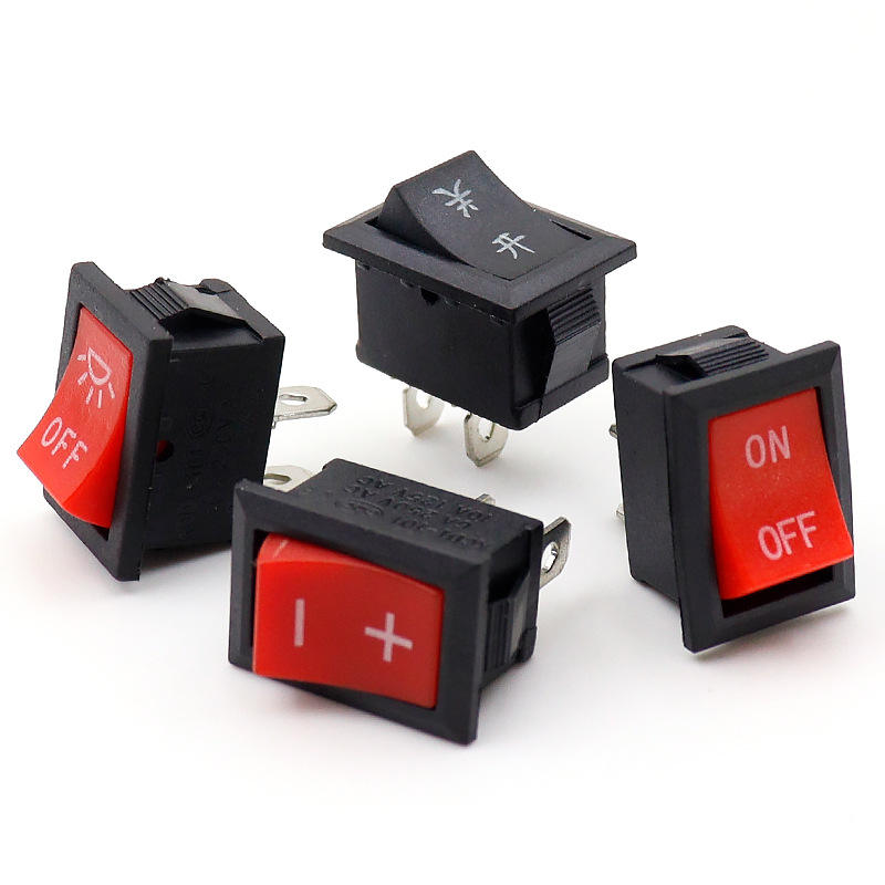 KCD1 Square Rocker Switch 15x21mm | 2/3/4/6 Pin SPDT/SPST ON-OFF with Light | Eco-Friendly (RoHS) | Customizable Bulk Wholesale