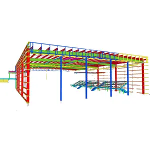 Stalen Structuur Magazijn Frame Constructiestaal I Balk Voor Magazijnen Geprefabriceerde Industriële Bouw