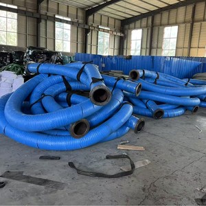 Hot bán đường kính lớn 8 inch 12 inch thủy lực bện EPDM linh hoạt nạo vét ống cao su với mặt bích - Product Image 4