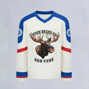 <span class=keywords><strong>Jersey</strong></span> Hoki Es Desainer Vintage dengan Cetak Sublimasi Nama Merek Kustom, Bordir Grafis, dan Warna-warni untuk Pria - Product Image 6