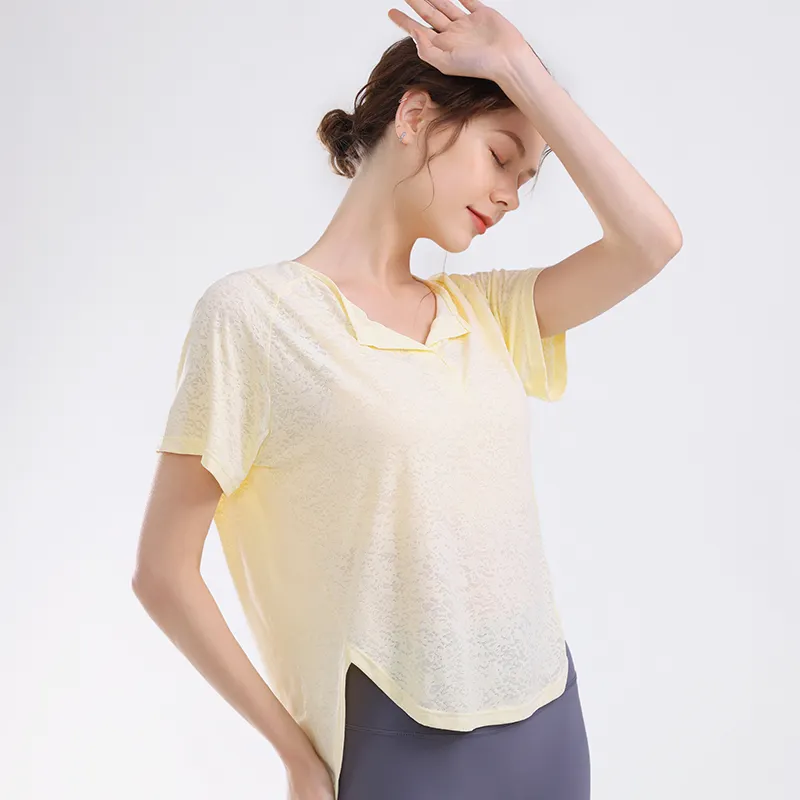 Omens-Camiseta de algodón orgánico lank Lain, camisa de algodón orgánico